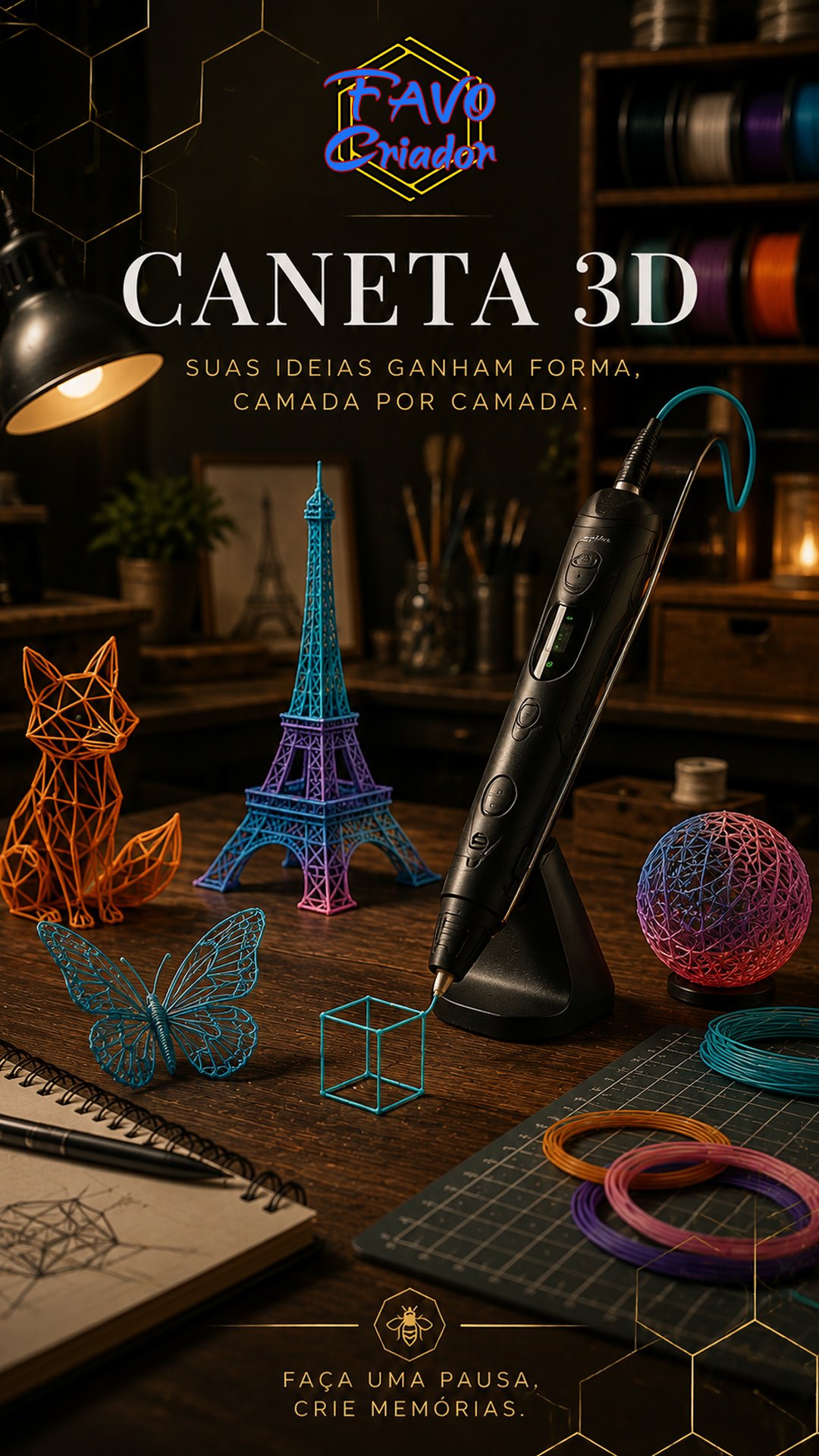 Caneta 3D