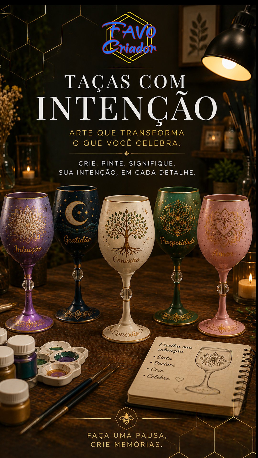 Taças com Intenção